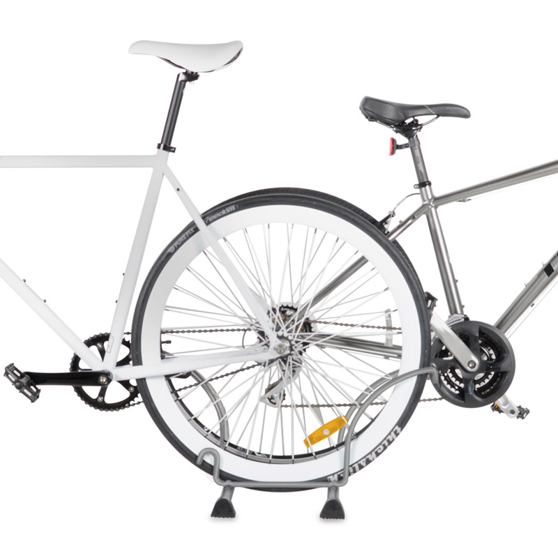 two bike floor stand